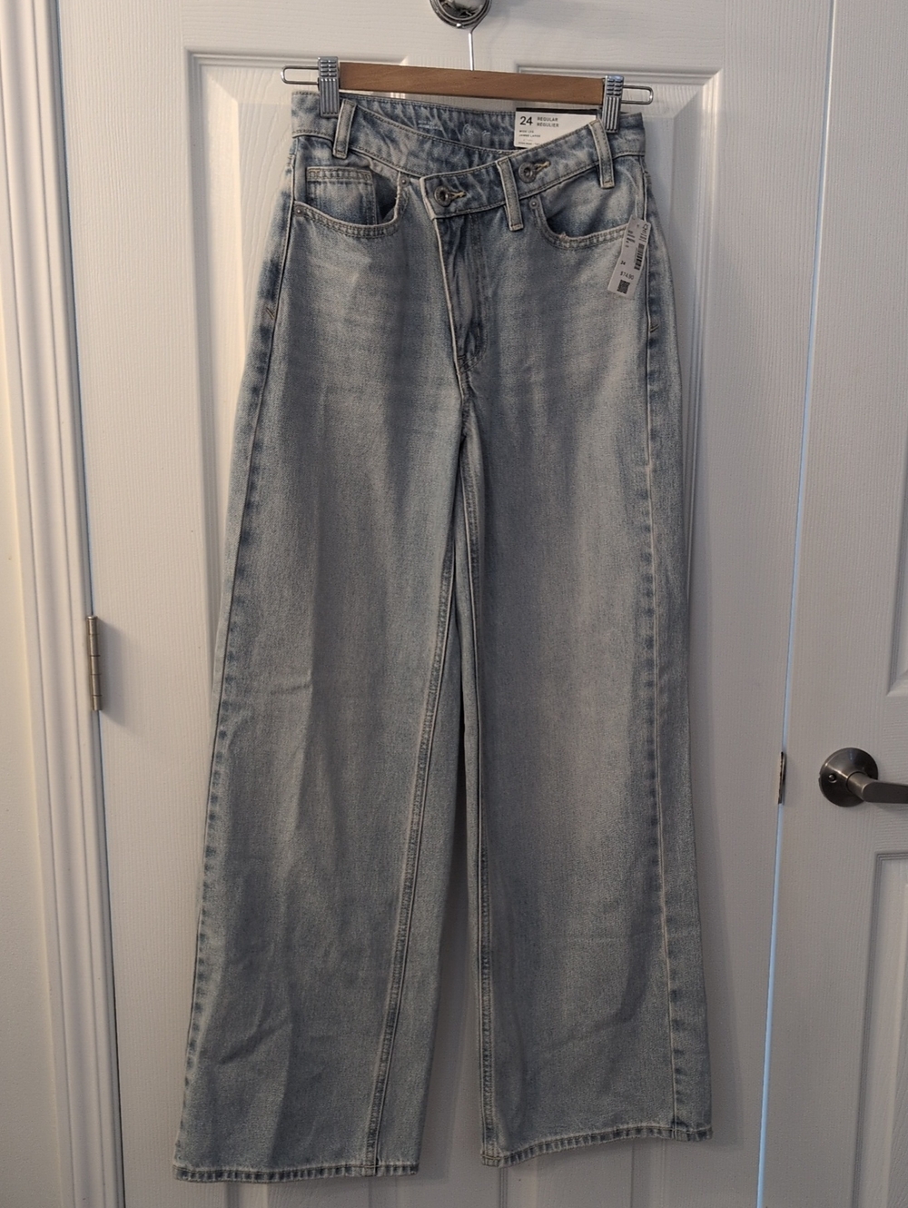 Re/Done Light Blue Wide-Leg Jeans